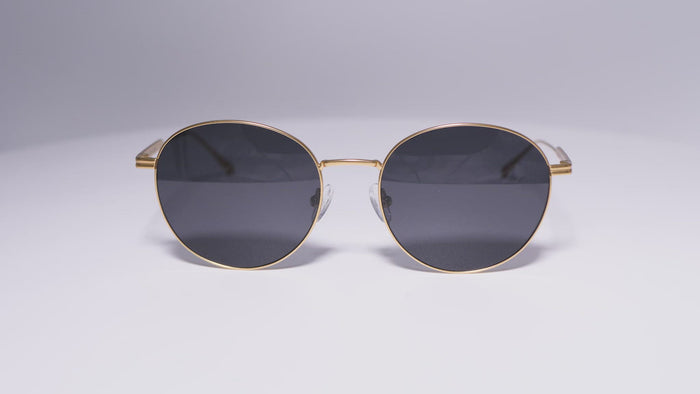 This is a high-quality, Titanium frame sunglass, with the a brilliant polarized TAC lenses offering an amazing 400uv protection. So whether you're using these for aviation or just shielding yourself after one too many, these are fantastic shades. Gold/Black